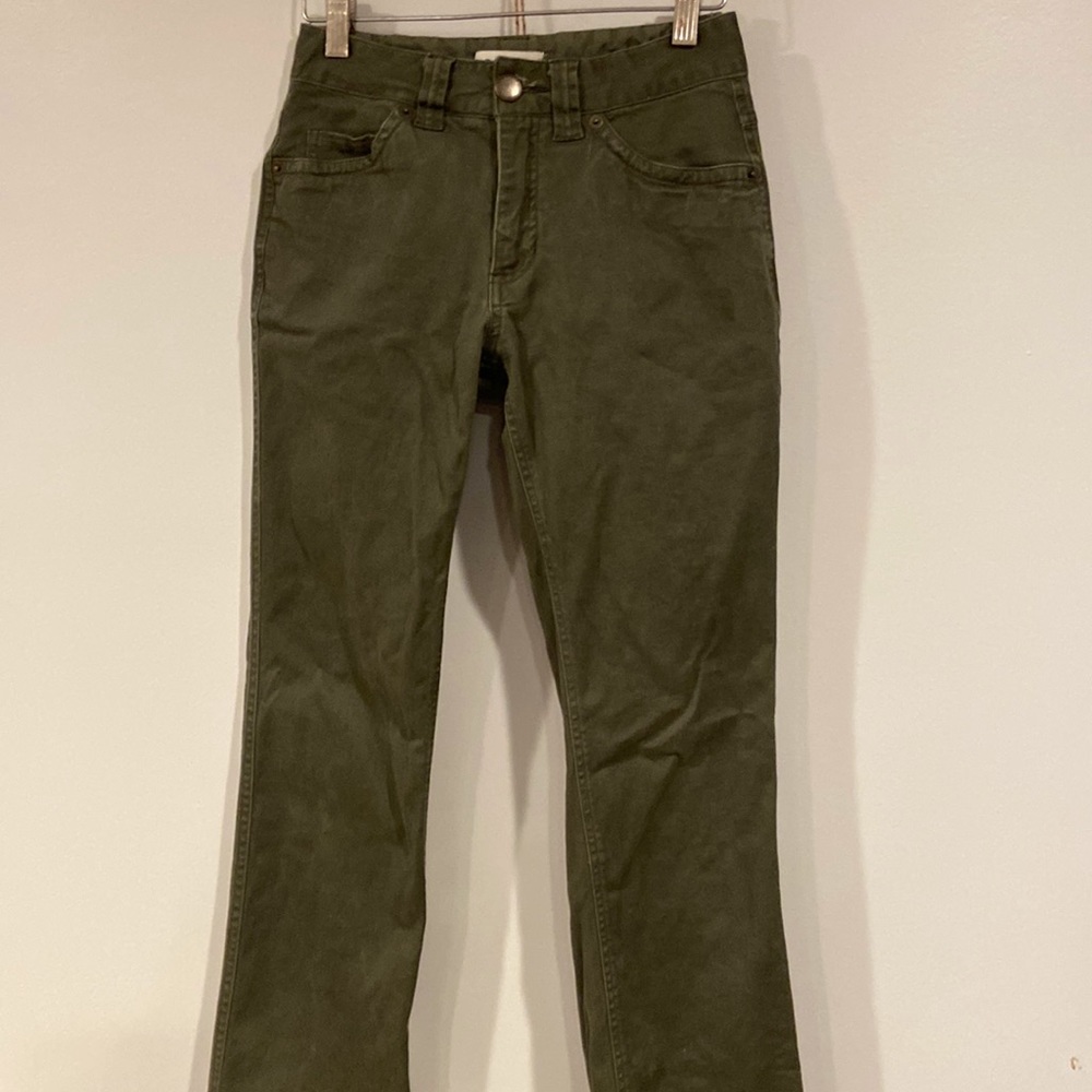 Tintoretto green olive jeans. Size 26 (from Madrid). Used twice.